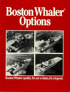 Boston Whaler 1987 Options Brochure