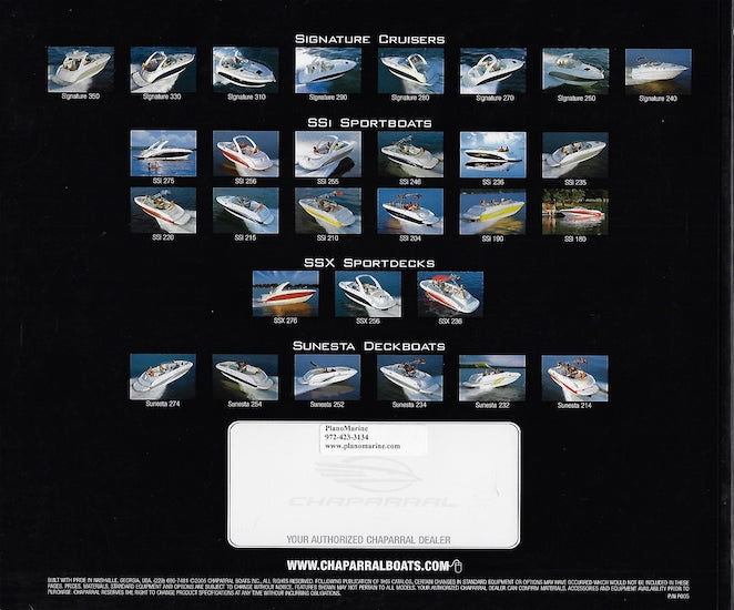 Chaparral 2007 Signature Cruisers Brochure