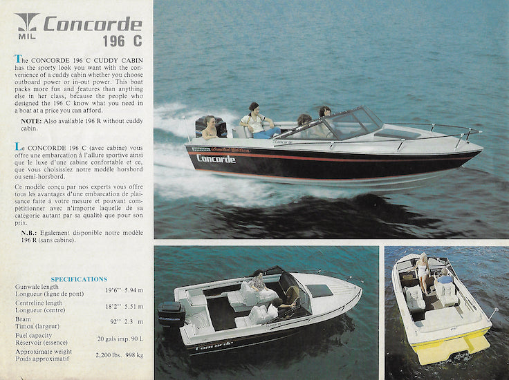 Concorde 1981 Brochure