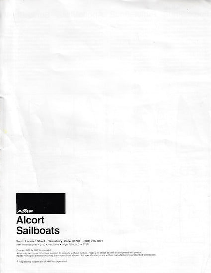 AMF 1979 Alcort Brochure