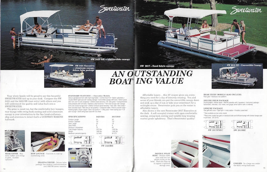 Godfrey 1990 Pontoon Brochure