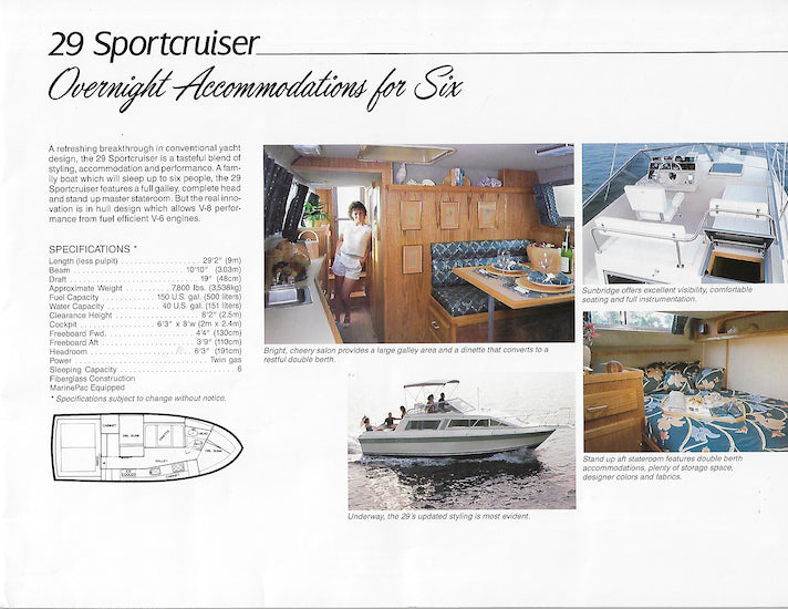 Silverton 1985 Brochure