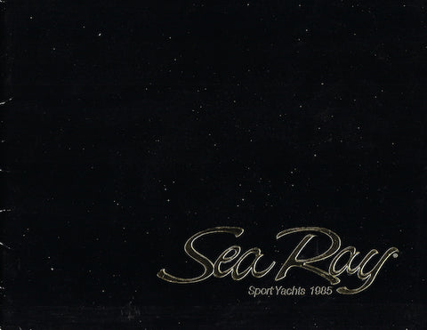 Sea Ray 1985 Sport Yachts Brochure