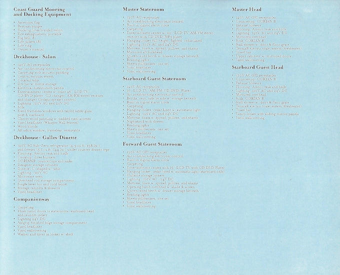 Bertram 510 Convertible Brochure
