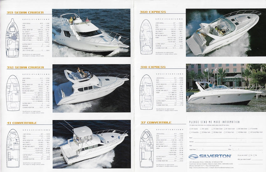 Silverton 1998 Full Line Brochure