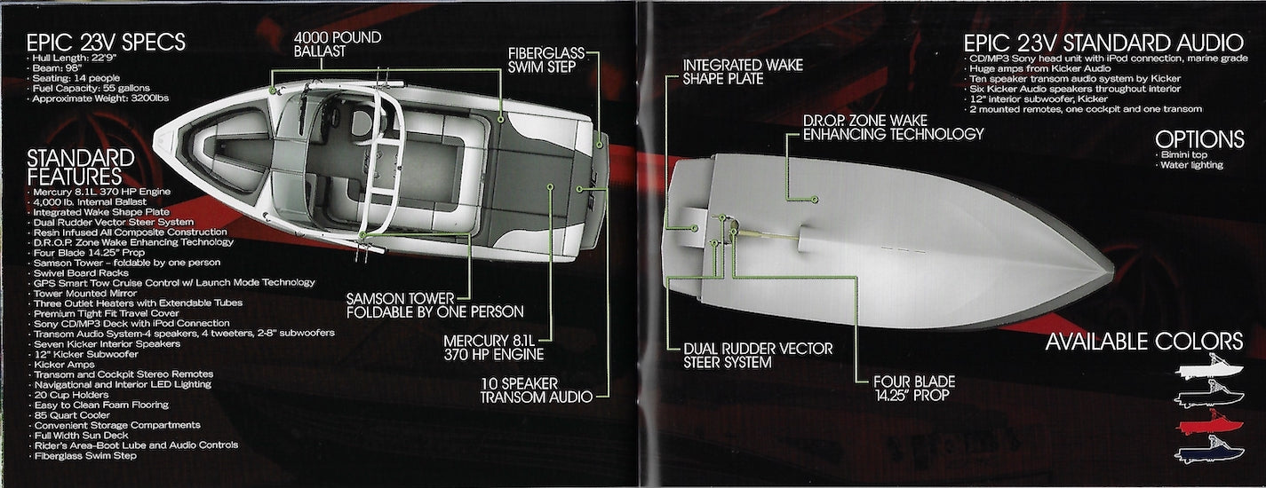 Epic 2009 Wakeboard Brochure
