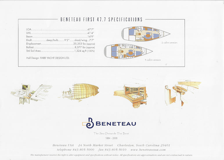 Beneteau First 47.7 Launch Brochure