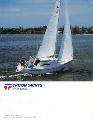 Pearson 1985 Triton Small Boats Brochure