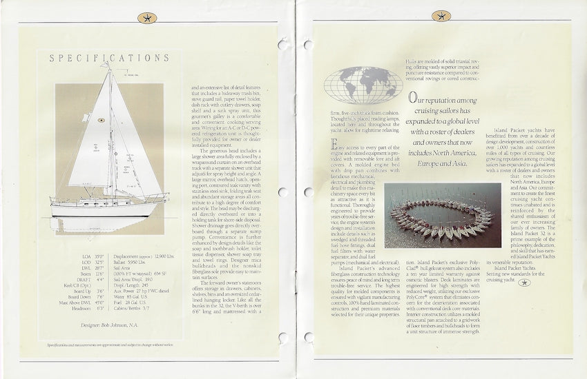 Island Packet 32 Brochure