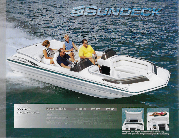 Hurricane 1997 Deck Boat Brochure