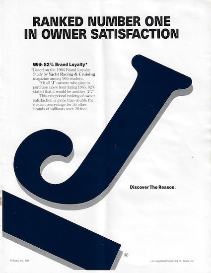 J Boats 1985 Brochure
