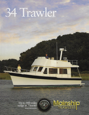 Mainship 34 Trawler Brochure