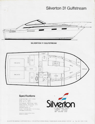 Silverton 31 Gulfstream Brochure