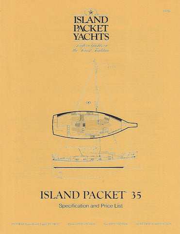 Island Packet 35 Specification Brochure