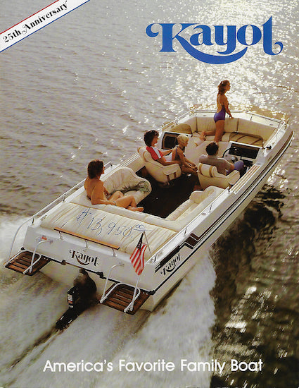 Kayot 1980s Deck Boat Brochure