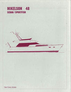 Mikelson 48 Sedan / Sportfish Specification Brochure