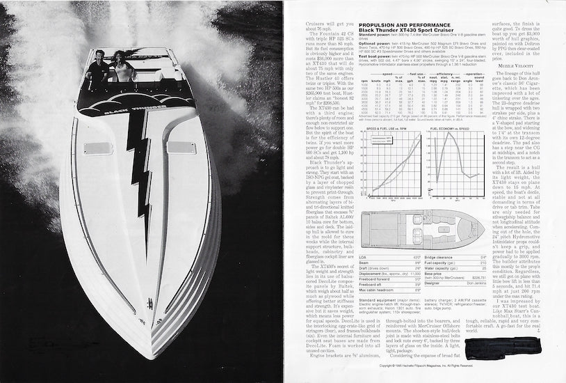 Black Thunder XT430 Brochure Package