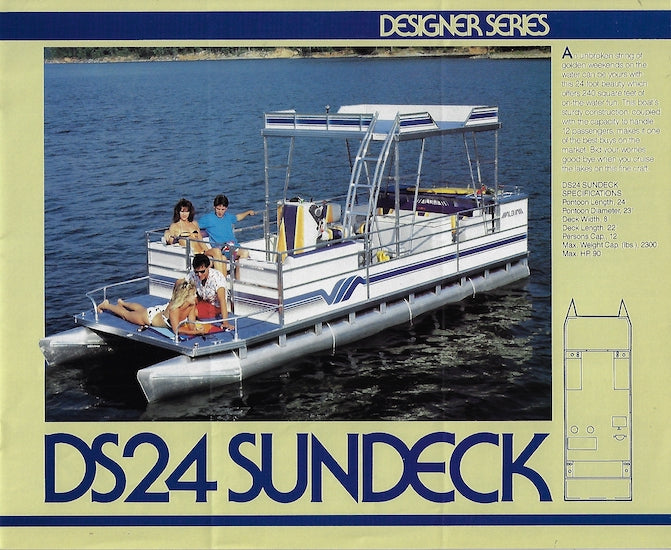 Waco 1980s & 1990s Aloha Pontoon Brochure