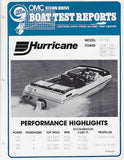 Hurricane 1981 Deck Boat Brochure