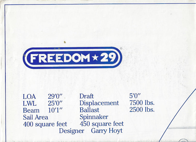 Freedom 29 Poster Brochure