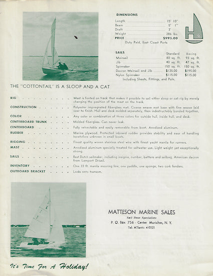 Holiday Cottontail Brochure