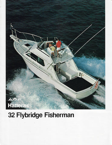 Hatteras 32 Flybridge Fisherman Brochure