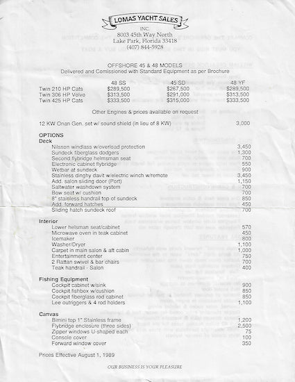 Offshore 45 & 48 Brochure