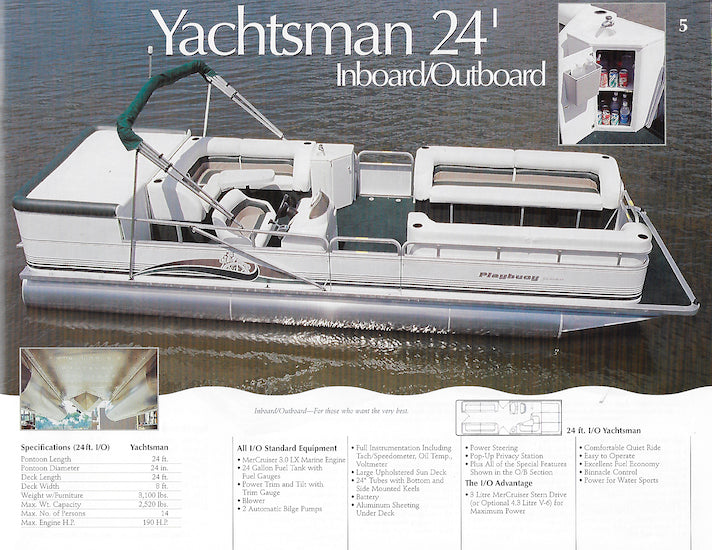 Playbuoy 1998 Pontoon Brochure