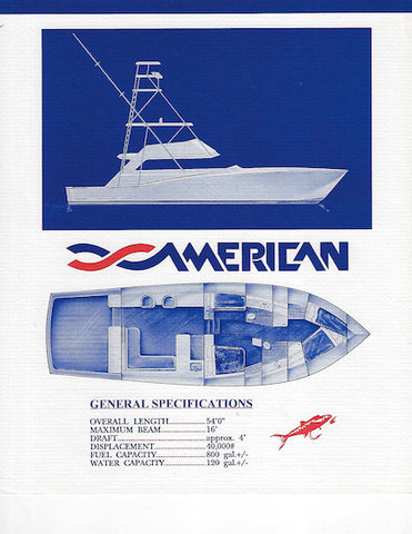 ACY American 54 Specification Brochure