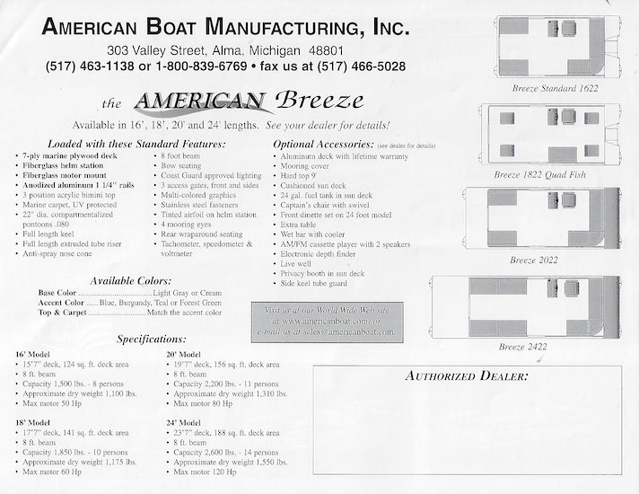 American Breeze Brochure