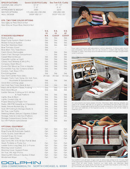 Dolphin Gemini Super Sport Brochure
