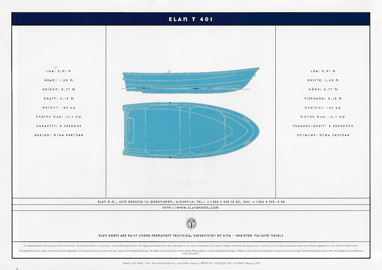 Elan T401 Brochure