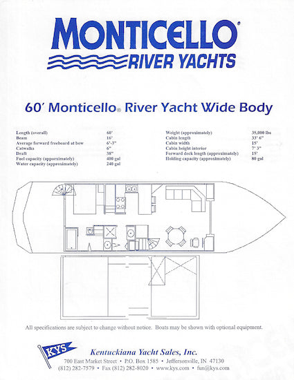 Monticello 60 & 70 Brochure