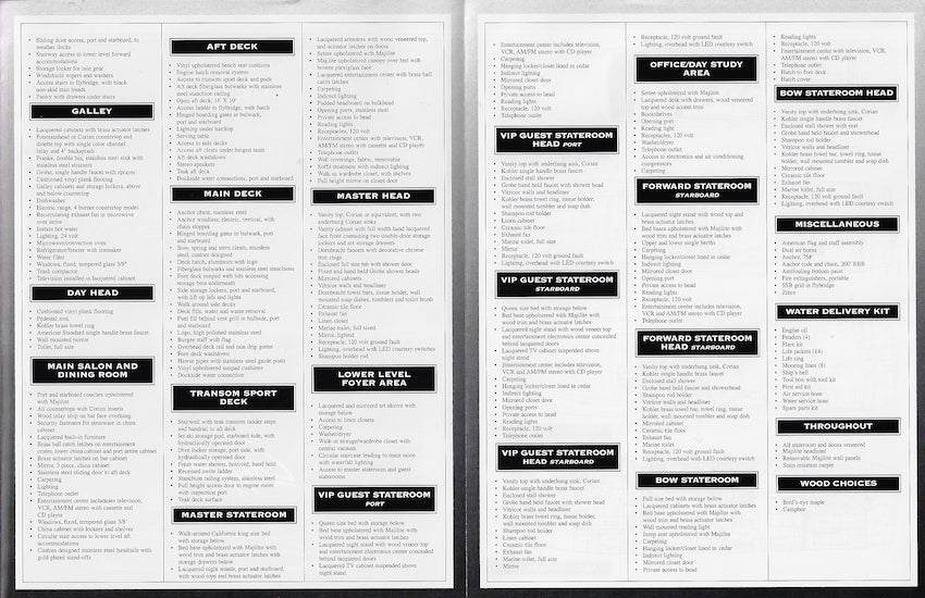 Lazzara 76 Specification Brochure