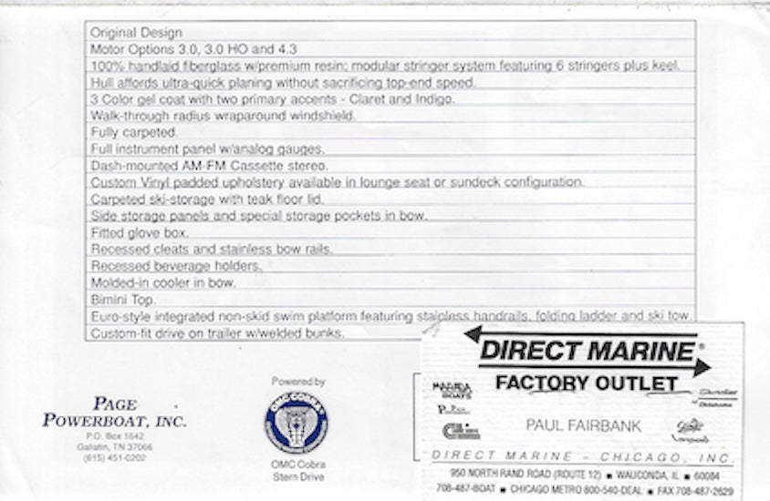 Marada 1800 Brochure