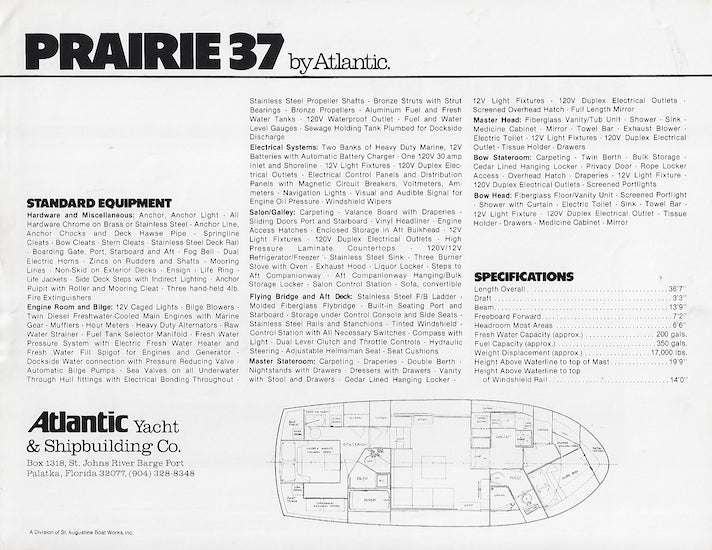 Atlantic Prairie 37 Brochure