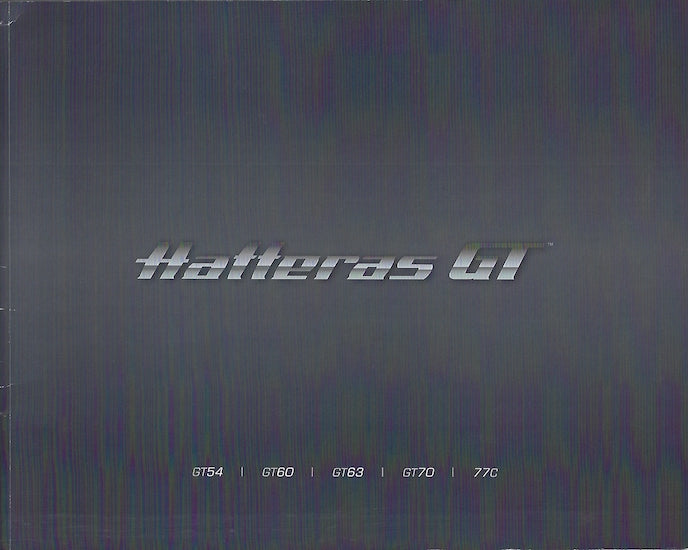 Hatteras 2014 GT Sportfishing Brochure