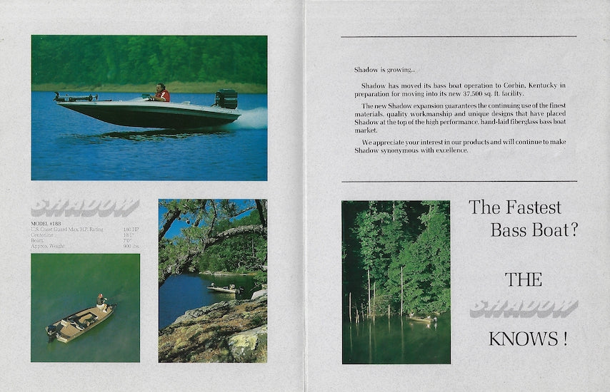 Shadow 1986 Brochure