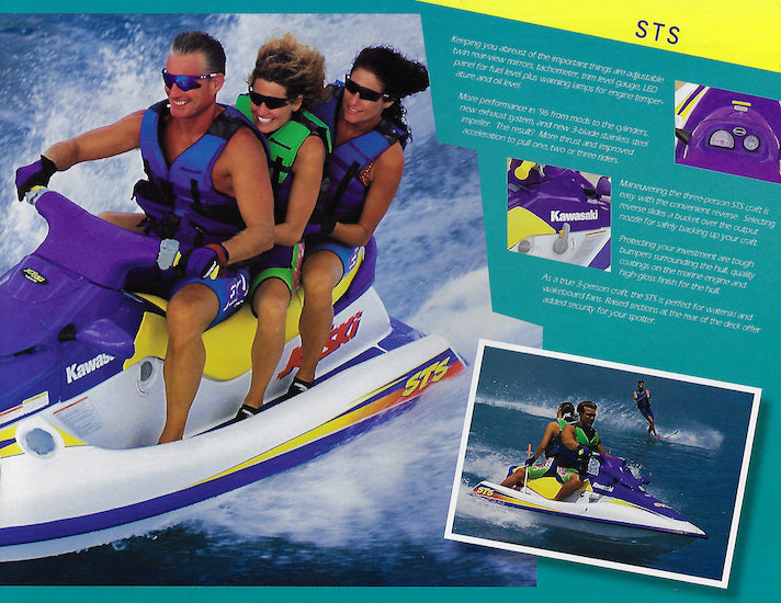 Kawasaki 1996 Jet Ski Brochure