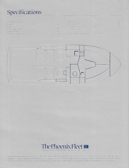 Phoenix 27 Weekender Specification Brochure