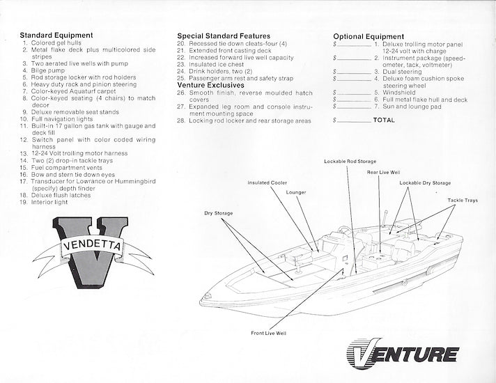 Venture Vendetta Brochure