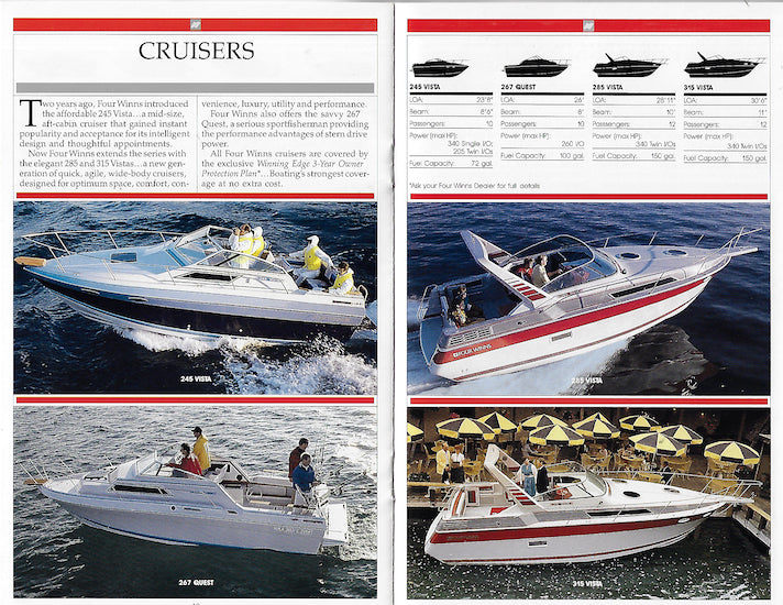 Four Winns 1988 Small Brochure