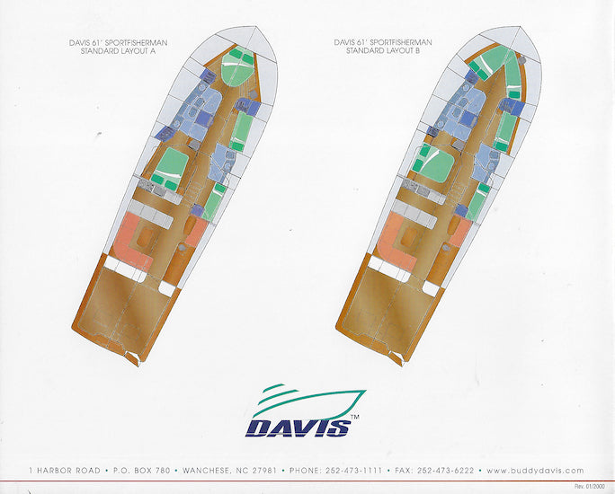 Buddy Davis 61 Sportfisherman Brochure