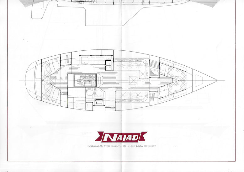 Najad 370 Specification Poster Brochure