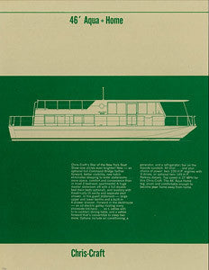 Chris Craft Aqua Home 46 Specification Brochure