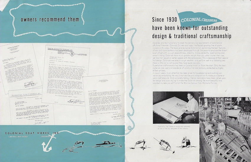 Colonial Boat Works Brochure