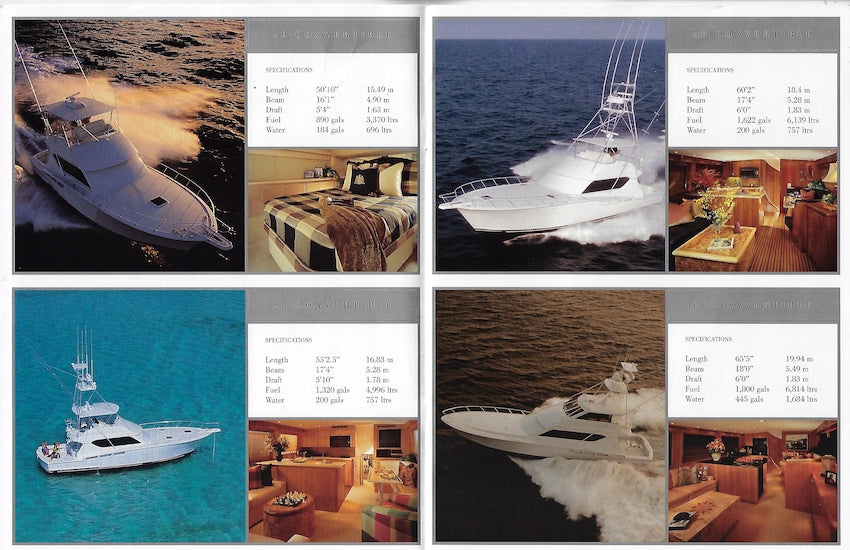 Hatteras 2001 Brochure