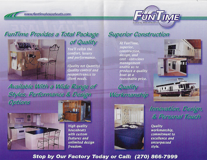 Funtime Houseboat Brochure