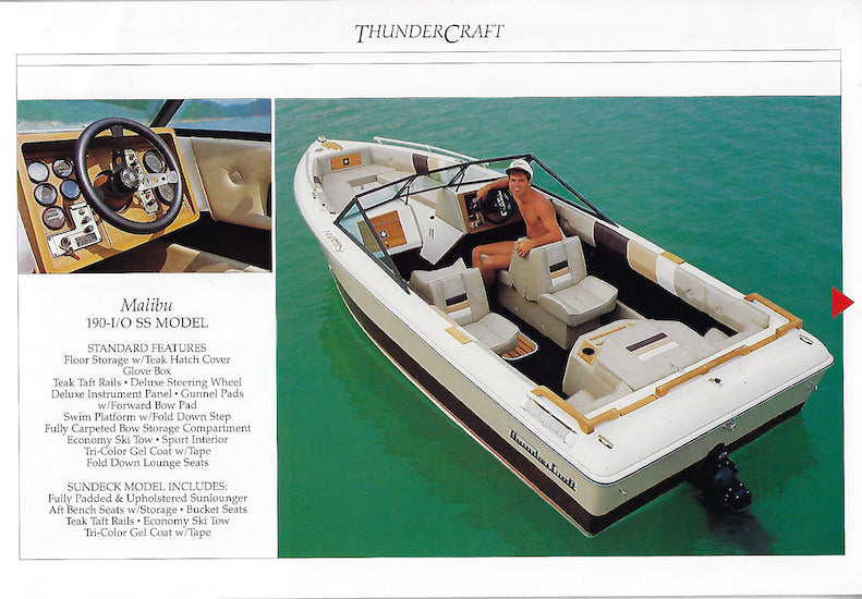 Thunder Craft 1986 Brochure