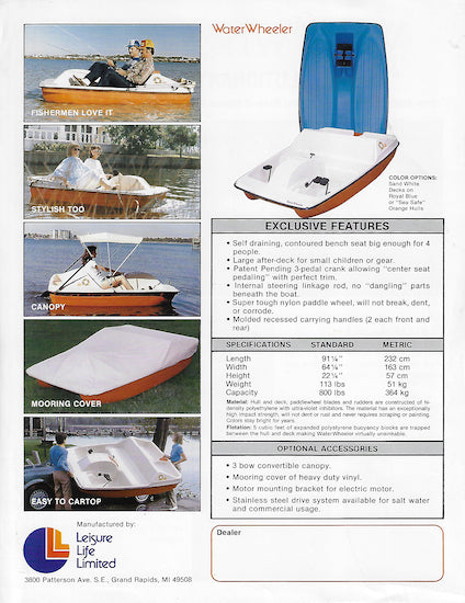 Water Wheeler Mark III Brochure